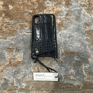 Bandolier “Emma” iPhone X Croc with strap